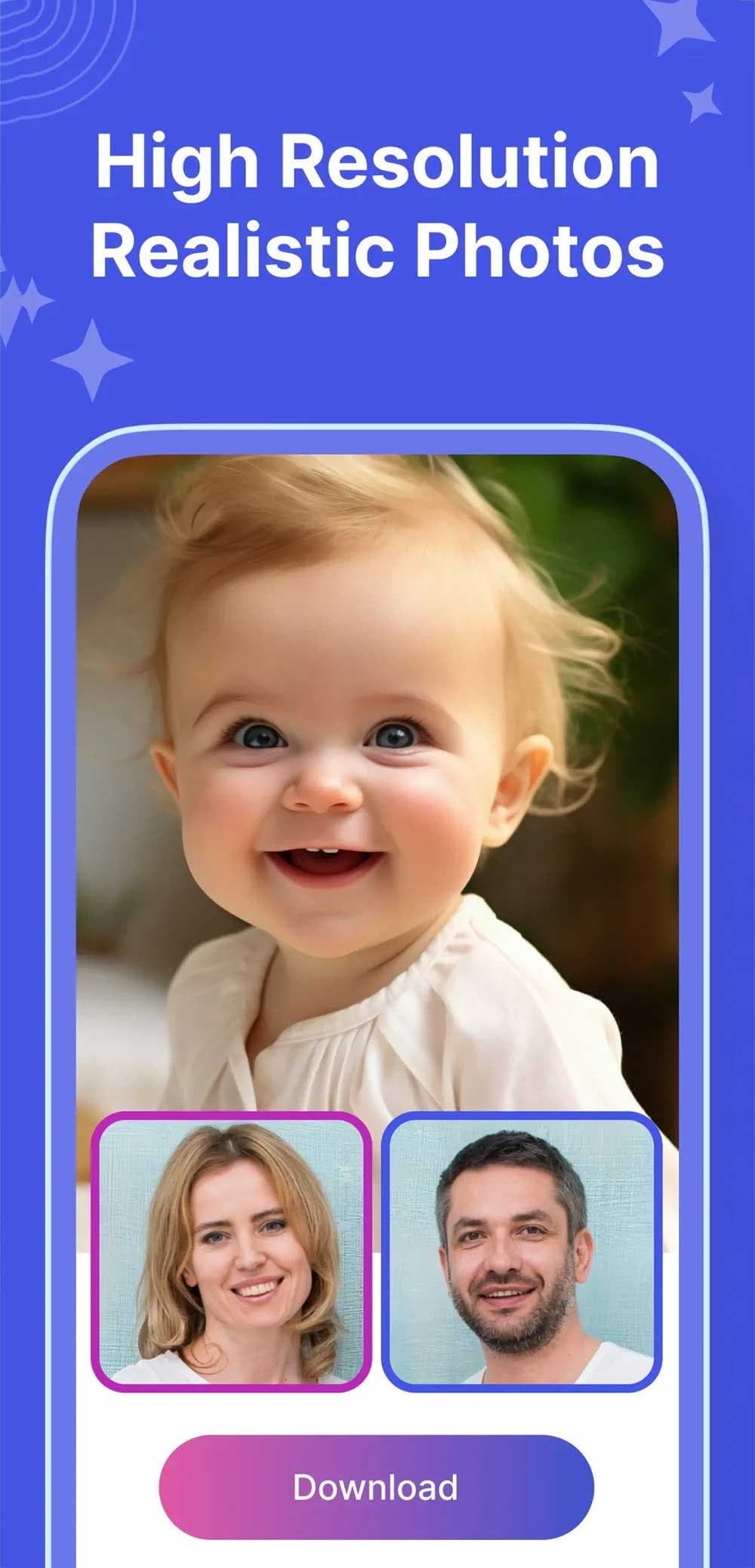 Baby Blend app result example